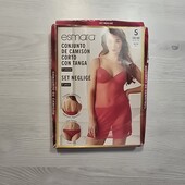 Есмара! Напівпрозорий Жіночий пеньюар з трусами 36/38 євро! Лот 12