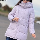 Зимова жіноча подовжена куртка. Розмір 50,52