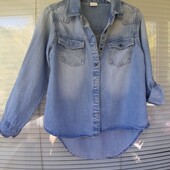 Крутезна джинсова рубашка на 9 років