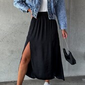❤️Базовая летняя юбка с разрезом ❤️Смотрите мои лоты ❤️