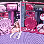 Почти настоящий!!! Детский фен с дифузором на батарейках. Дует воздухом