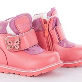 Детские зимние ботиночки, 22-26р. для девочек и мальчиков.