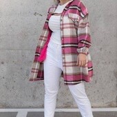 Жіноча подовжена утеплена кашемірова сорочка-трансформер