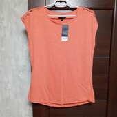 Розпродаж! Брендовая новая футболка из органического коттона р.38евро(10-12).