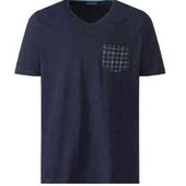 Livergy брендовая мужская пижамная футболка цвет синий размер S М