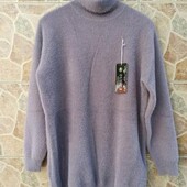 Свитер-туника альпака оверсайз