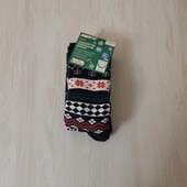 2 пари. Підліткові новорічні махрові шкарпетки Pepperts.8-10р