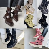 Зима / демі черевики, чоботи, лофери натуральна замша, шкіра!