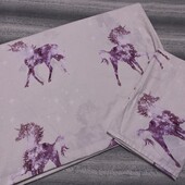 Классный полуторный пододеяльник 135х200 см. с наволочкой 48х75 см. отличного качества