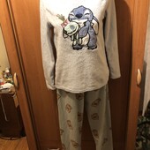 Пижама тепла, комплект, размер xs, Disney. стич. в ідеалі