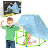 Детский конструктор пространства палатка халабуда 87 деталей + тент Космос