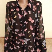 Красивая блуза с бабочками
