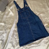 Джинсовий сарафан у синьому кольорі