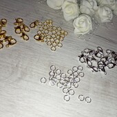 Набор карабіни +кільця. Колір на вибір