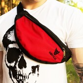 Фірмова поясна сумка бананка Miracle червона