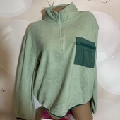 Тепленький женский флисовый реглан размер М/Л, состояние отличное