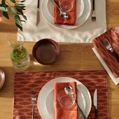 ♕Лот 5 шт♕ Красиві ткані серветки для сервірування столу від Tchibo (Німеччина)