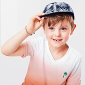 ♕ Кепка-реперка для хлопчика, біо-бавовна від Tchibo (Німеччина) розмір: 53-56