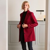 ♕ Коротке пальто з вовною 30% Tchibo, розмір наш: 44-46(36 євро)