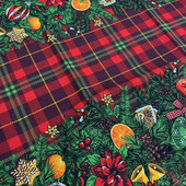 Скатертина новорічна 145-180