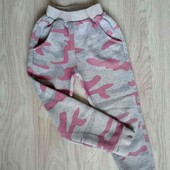 Smile girl теплые штанишки с карманами внутри начес на рост 110/116 см