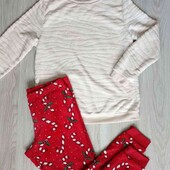 Primark + Dunnes stores теплый плюшевый пижамный комплект размер евро 40/42