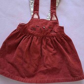 милый славный вельветовый сарафан от Next