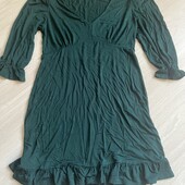 Темно зелена сукня