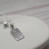 Срібна підвіска в усипку