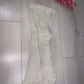 Нові блискучі колготки на зріст 50-56см.