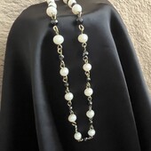 Бусы в винтажном стиле с жемчугом