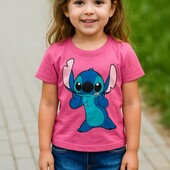 Футболка на девочку ,с рисунком Стич 86/92