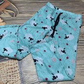 Плюшевые пижамные штаны размер М