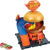 Трек Хот вілс бургер Hot wheels city Burger drive-thru playset оригінал