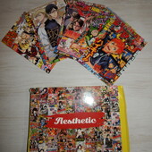 Набір настінних колажів/карток з аніме 25шт. aesthetic