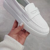 Разпродажа последний размер Лёгкие кожаные мокасины 41 р