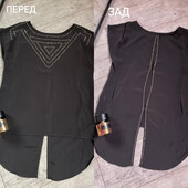 Розпродаж магазину! блуза шлейф ззадуґудзики камінці колір чисто чорний не передає камера
