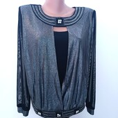 ⚜️31. Блискуча блуза — на кожен день і для свята, р. 48-52.