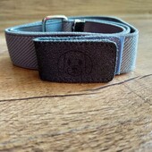 Ремінь гумка, з шкіряною вставкою