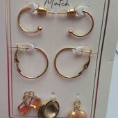 Набір сережок "Mix&Match" 2 пари сережок + 3 пари підвісок