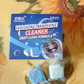 Антибактериальные, чистящие таблетки для стиральной машины.