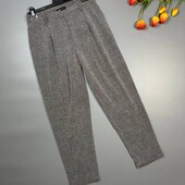 Брюки сірі висока посадка