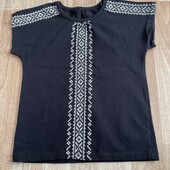 Футболка вишиванка для дівчинки україна