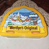 Новорічний металевий контейнер для солодощів