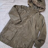 Подовжена куртка 122-128 хакі