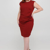 Елегантна щільна сукня бордо р.XL H&M