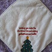 29 по 29. стильная салфетка полотенце елочка