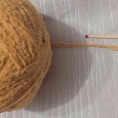 пряжа плюш велюр цвет жёлтый 