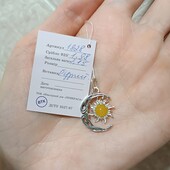 Срібний кулон оберіг лунниця