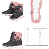 Pepperts чоботи зимові термо 31 32 33 34 35 36